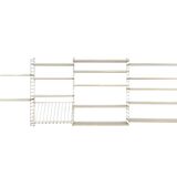 Système mural Nisse Strinning vintage blanc - string design ab, années 1950