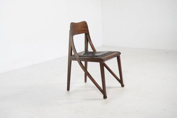 Chaise latérale par Richard Riemerschmid pour les Ateliers Unis, Allemagne, années 1890.