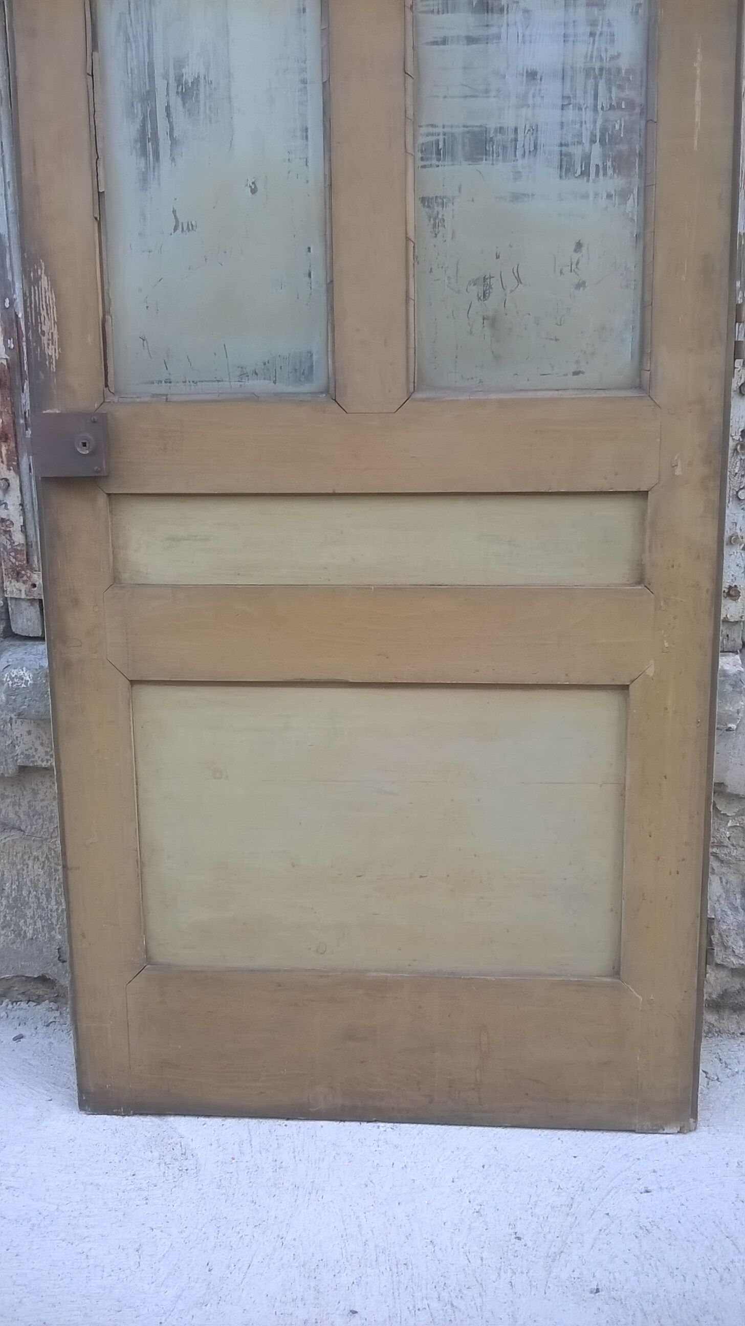 Old glass interior door mint
