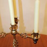 5-candle chandelier in gold-painted metal Denmark