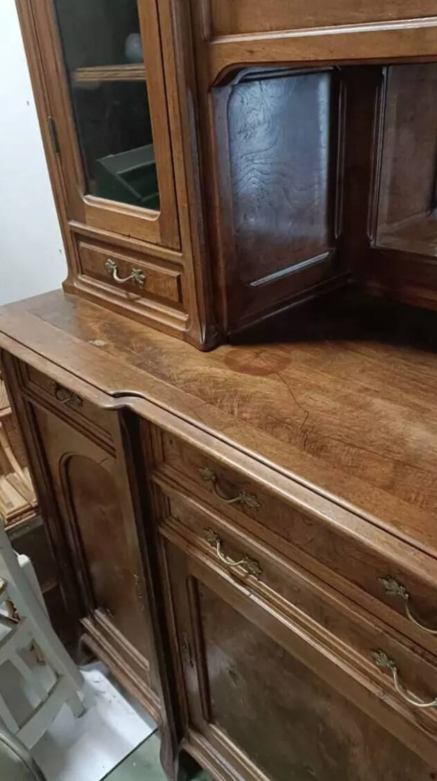 Art Nouveau two-part buffet