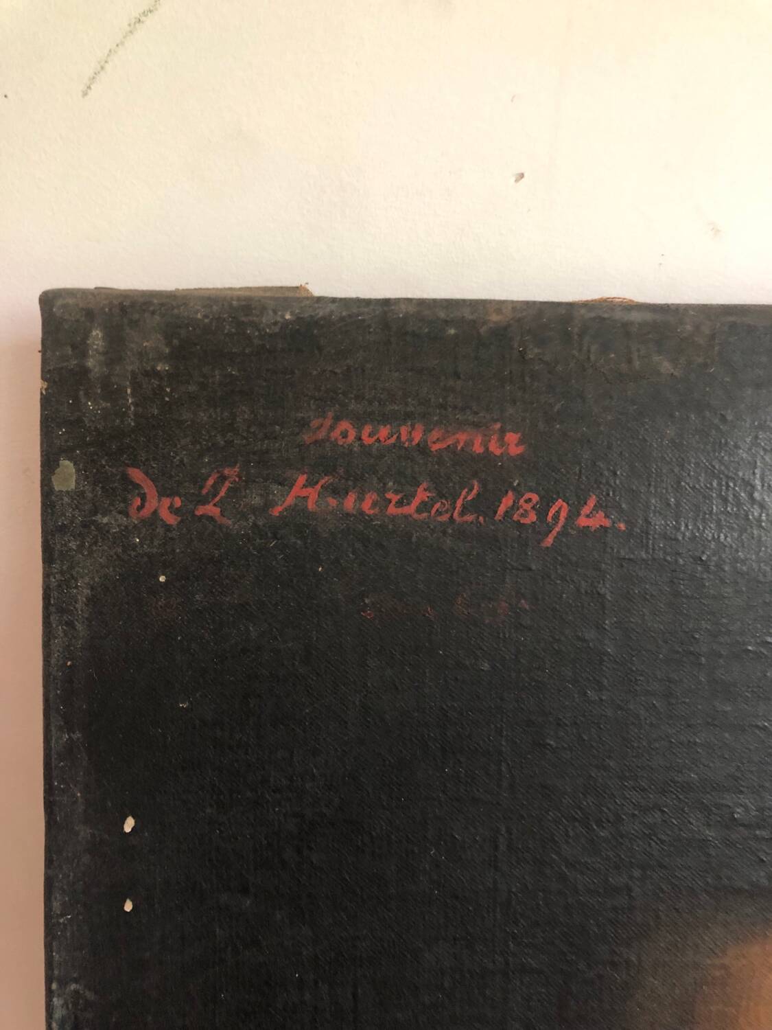 Portrait of a man oil on canvas 19th century