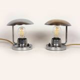 Bauhaus Style Chrome Table Lamps from Napako, 1940s, Set of 2
