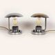 Lampes de Bureau Style Bauhaus Chromées de Napako, 1940s, Set de 2