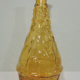 Italian amber/vintage glass carafe