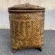 Basket with lided bamboo from Asia