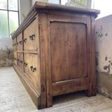 XXL walnut silk loom furniture from the 50s