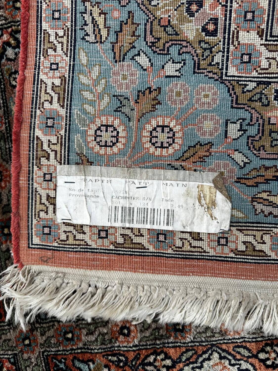 Indian silk rug