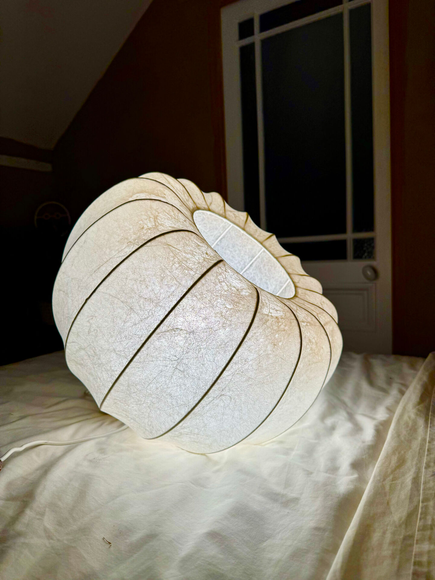 Large "Cocoon" pendant – Design by Goldkant Leuchten (1960s)