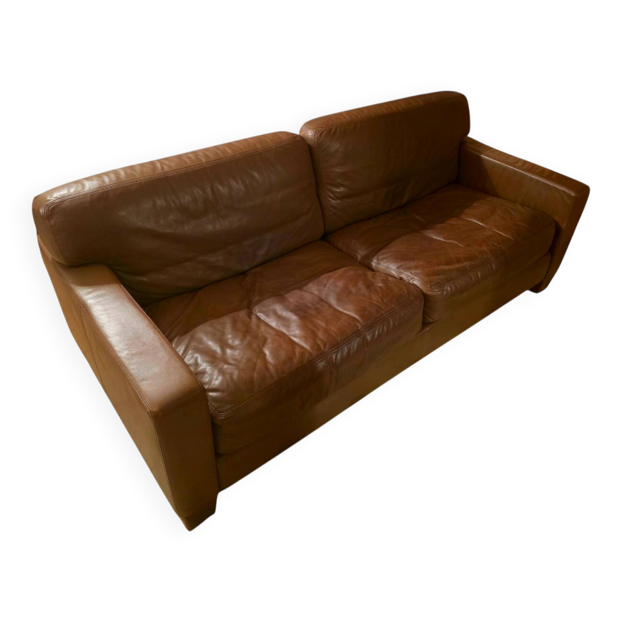 De Sede “DS17” sofa in brown leather – Circa 1980