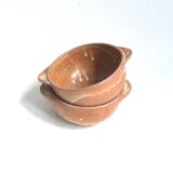Stoneware bowl duo