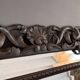 Grand miroir en bois sculpté, style baroque, xixe siècle