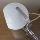 Lampe eye ball agrafée sur un flexible chromé années 70