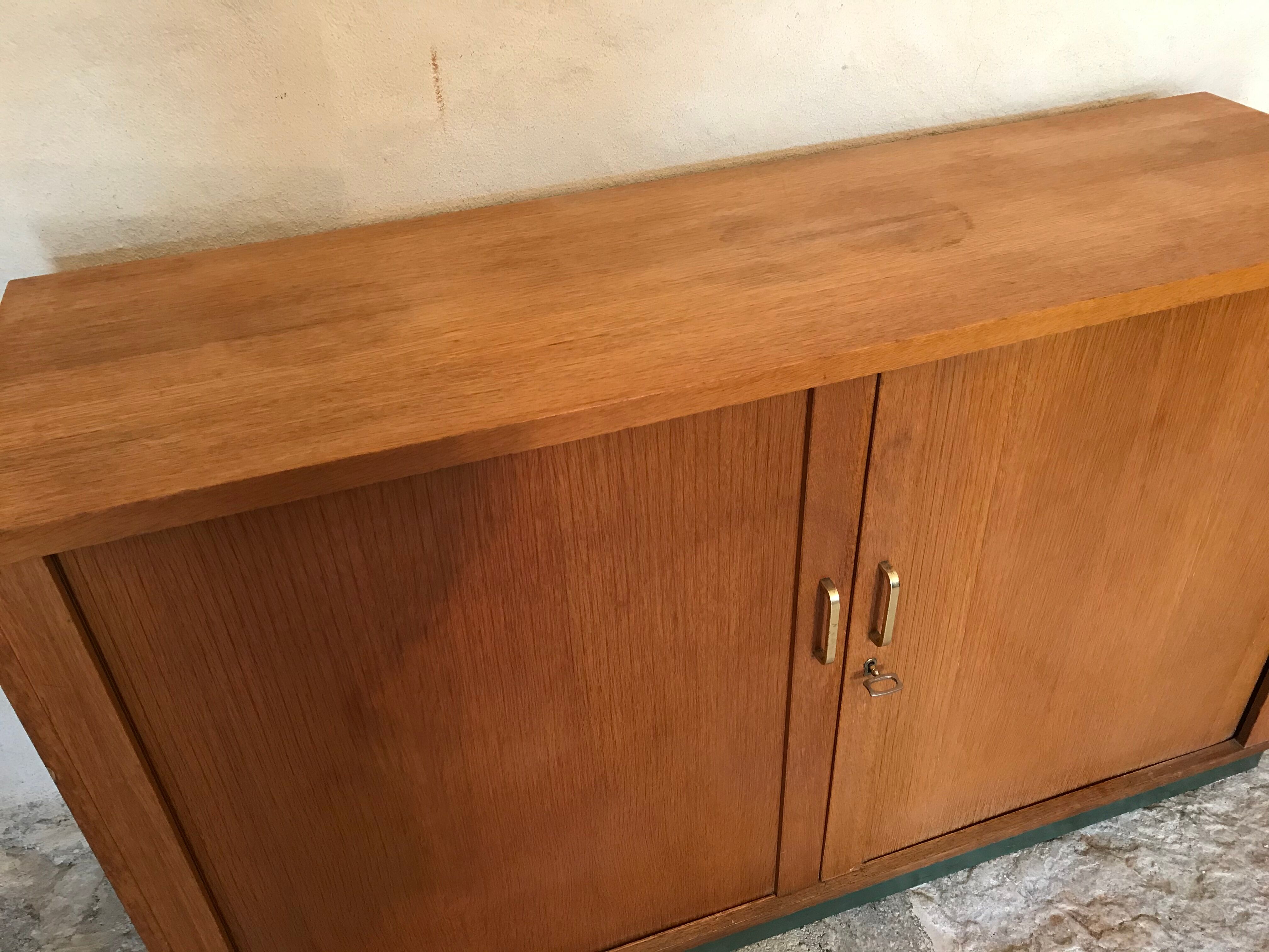 Mid century vintage sliding door line