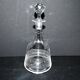 Baccarat carafe orange blossom water in crystal with guilloché decoration 1900