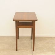 Mid-century walnut coffee table, wooden living room table, 1950s