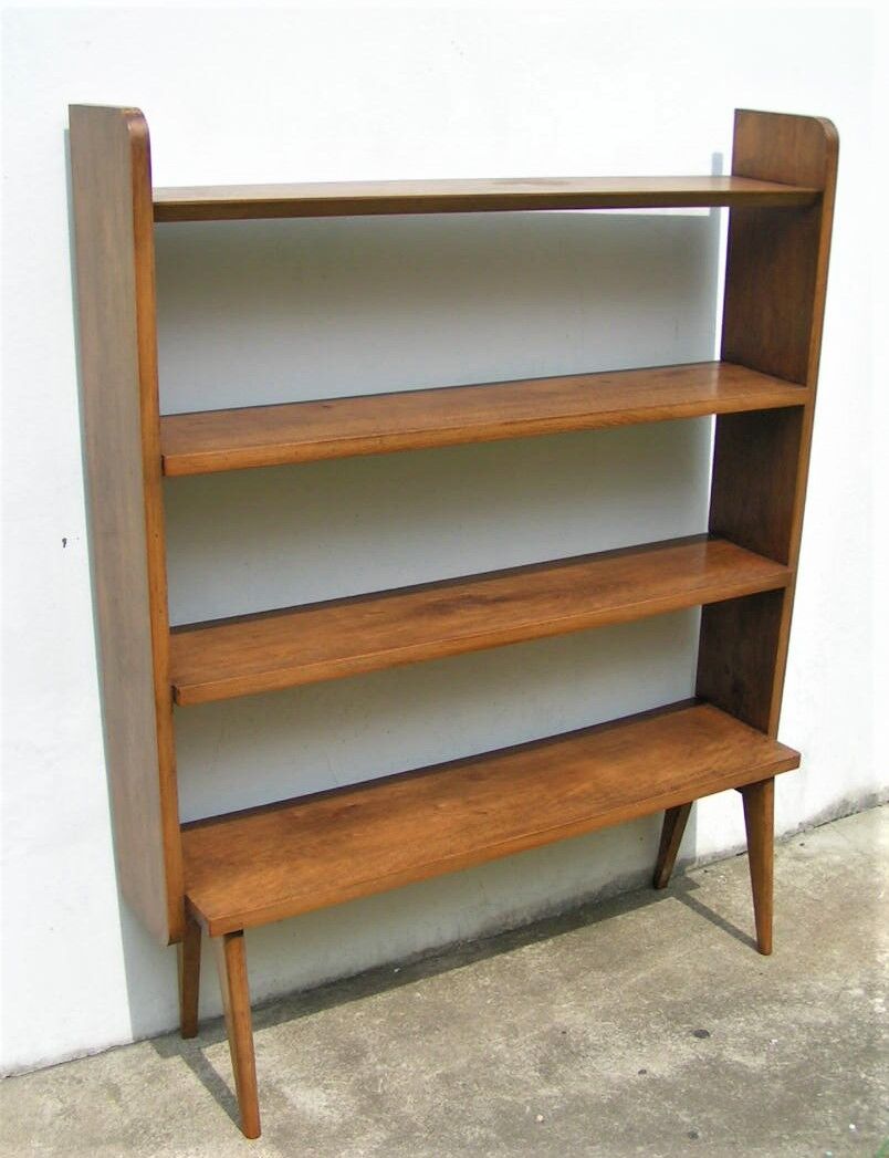 Compass foot library shelf
