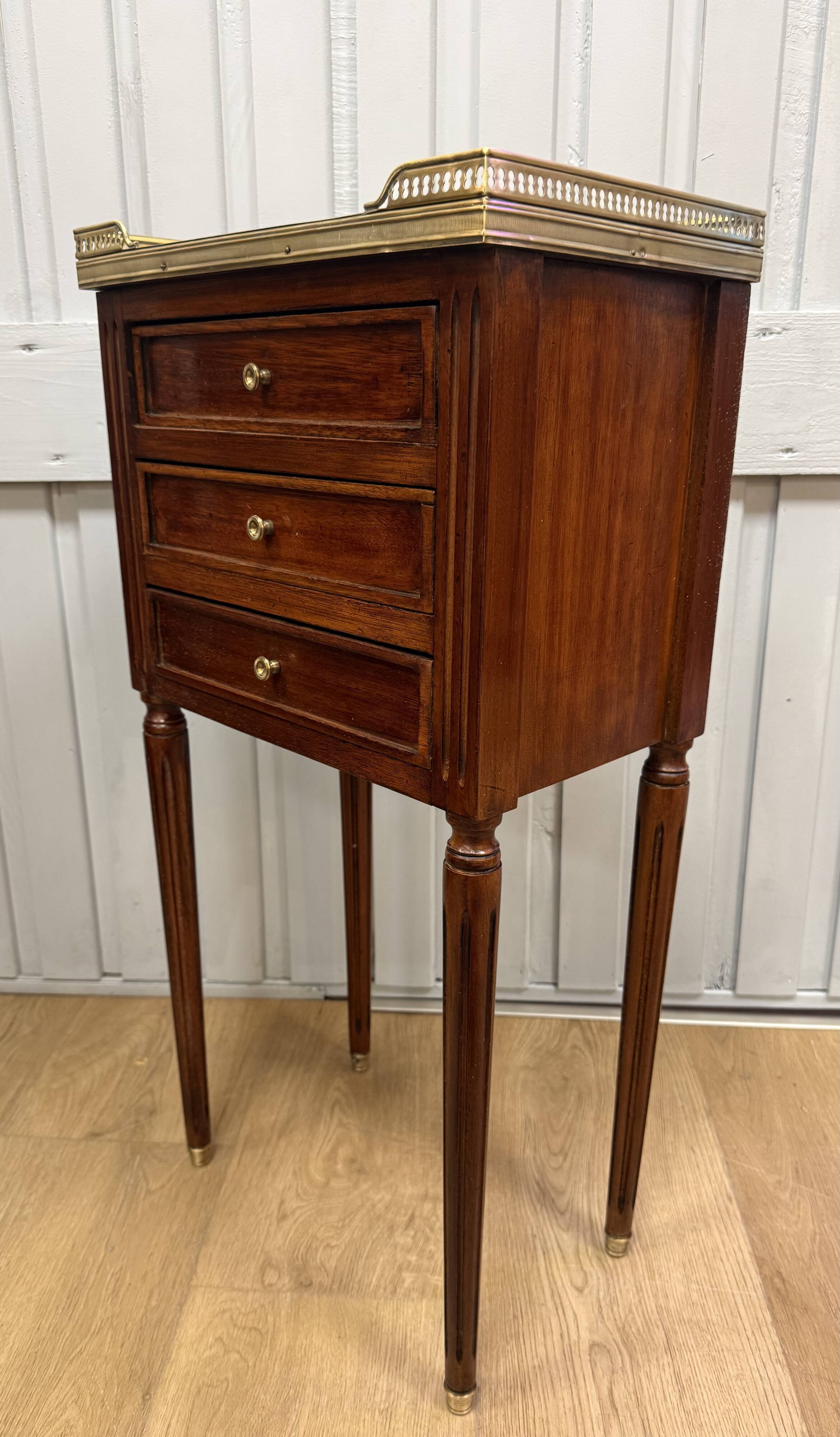 Louis XVI style chiffonnier table