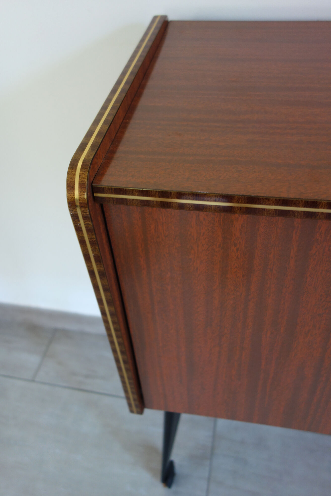 Furniture bar with wheels 60s