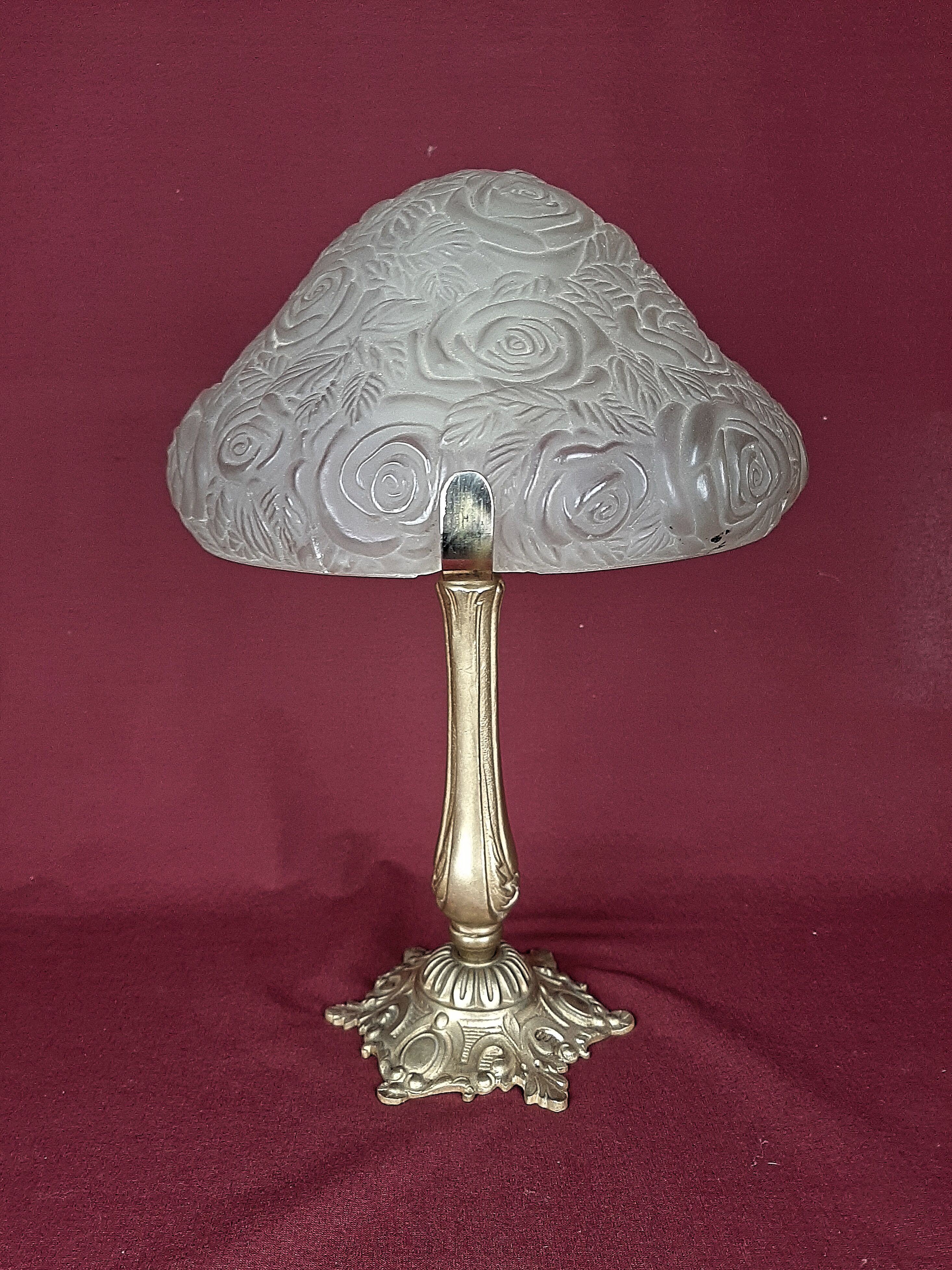 Vintage lamp Art Deco 36 cm height x 25cm diameter