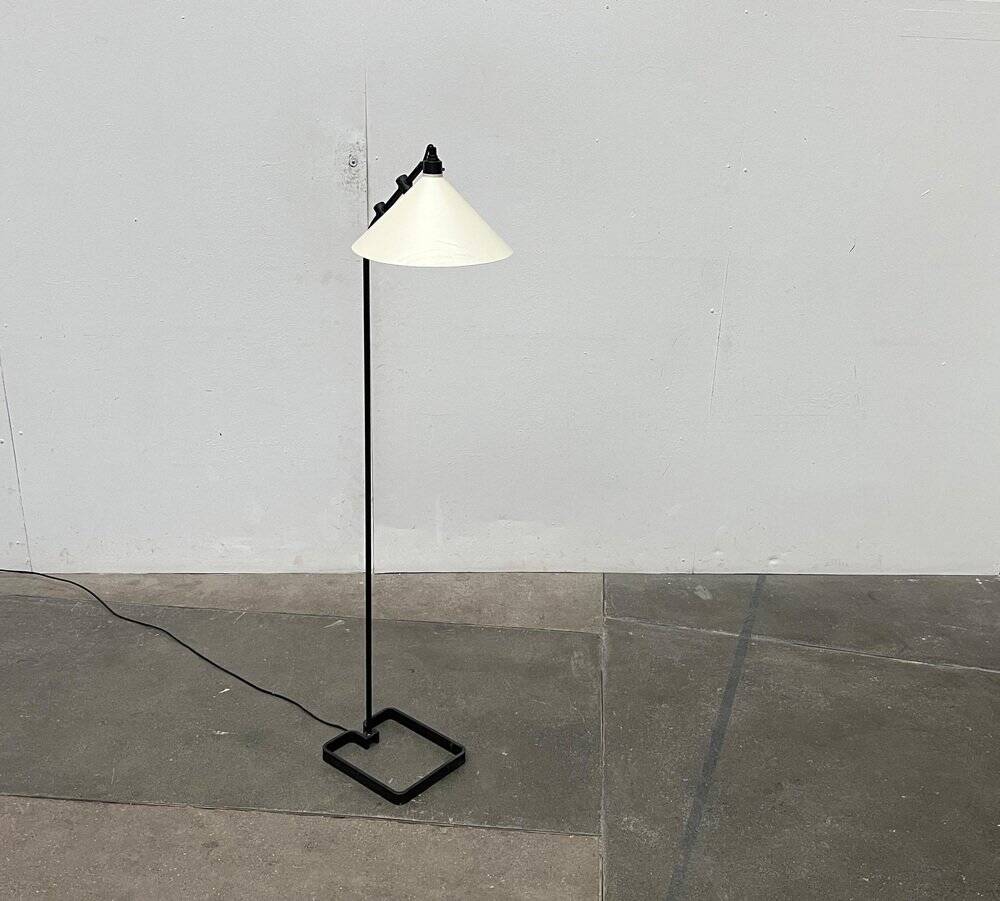 Modern minimalist Danish floor lamp from the mid-century, 1960s.
