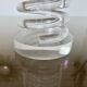 Spring pencil holder in plexiglass 70s 80s