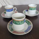 6 coffee cups with saucer