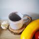 Mug vintage en grès bleuté