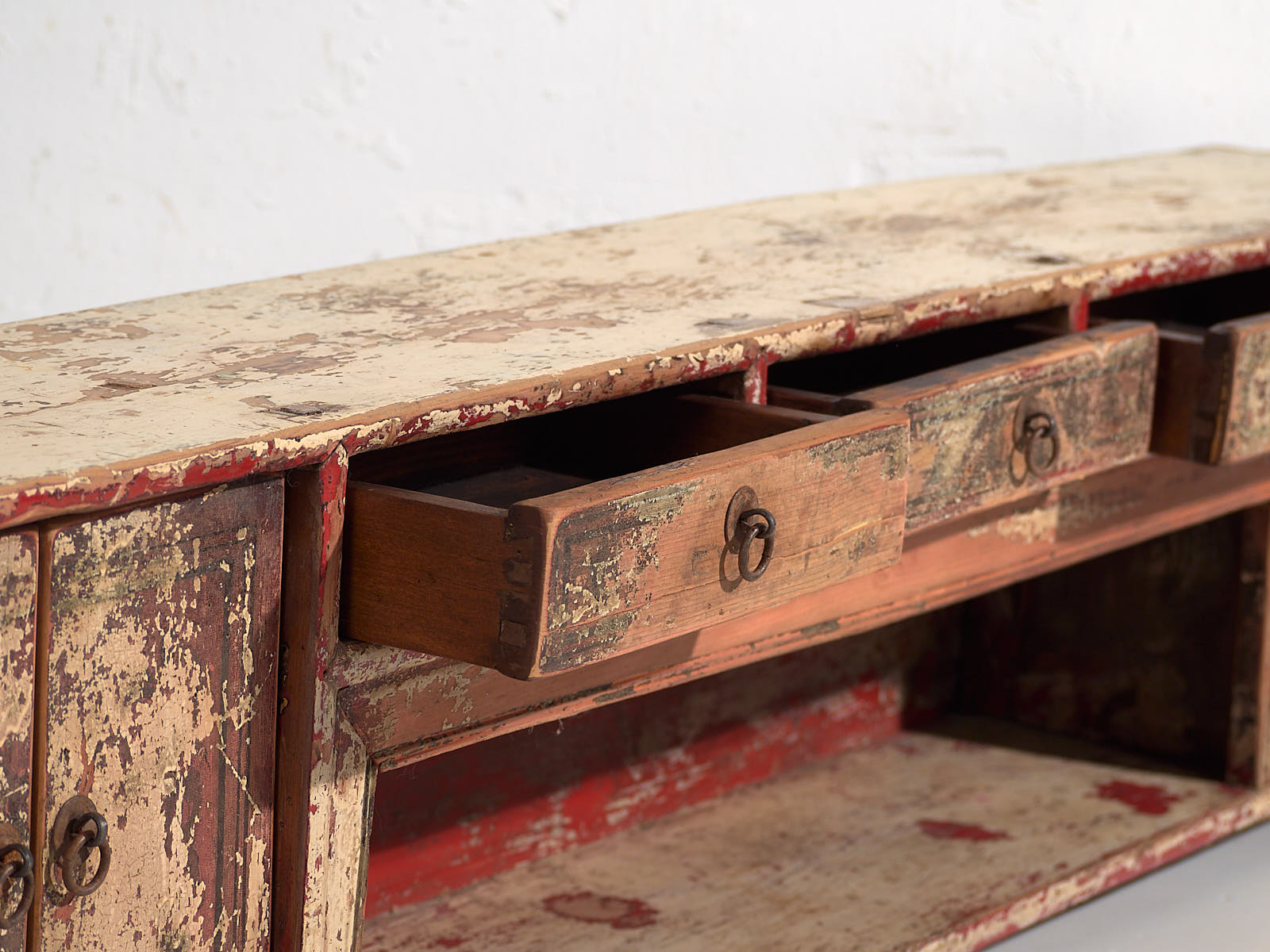 Antique Wabi Sabi Style TV Cabinet (c.1900)