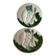 Salins barbotine plates – asparagus & artichoke decoration