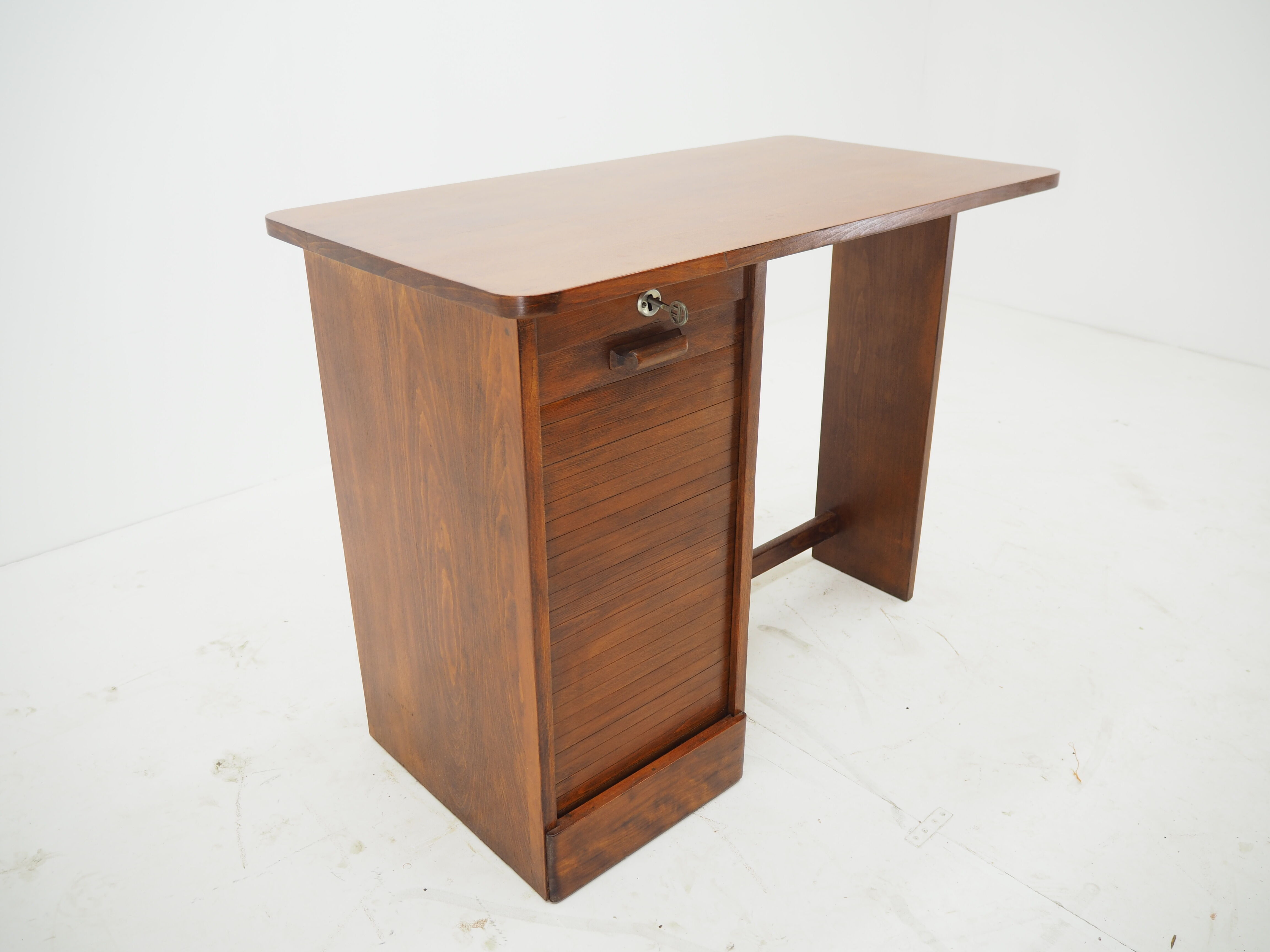 Midcentury Free Standing Roller Working Desk, Table, Czechoslovakia, the 1960s
