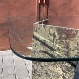 Roche Bobois marble and glass designer dining table circa 1970