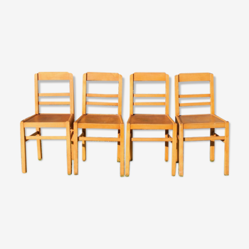 Series of 4 chairs "ELF unlockable"