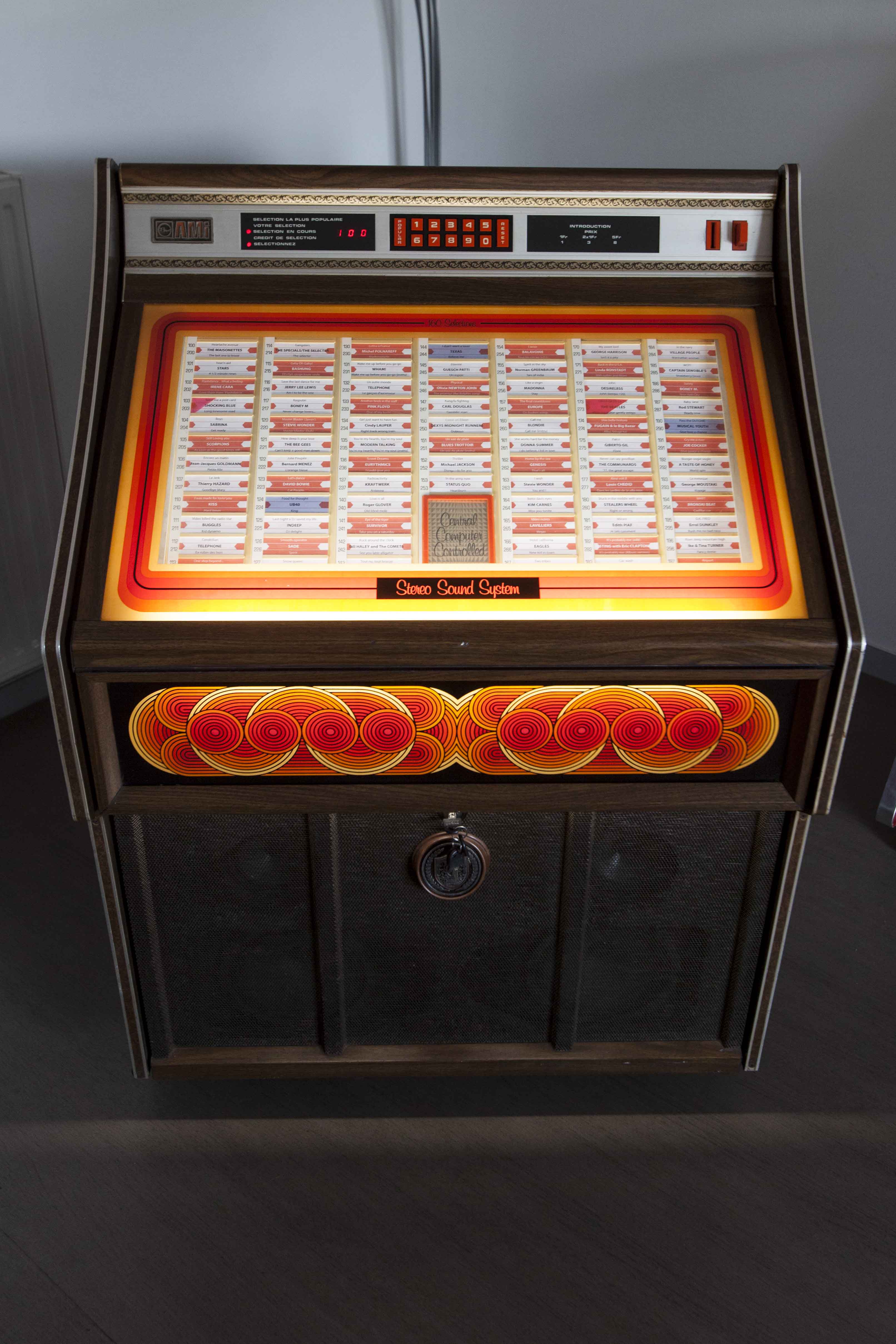 Jukebox rowe ami ri-3 jewel 1980 ready to use