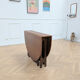 Vintage folding table in teak