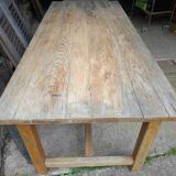 Table campagnarde vintage en pin