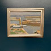 Swedish Oil on Canvas – by Richard Björklund – Sail Boat