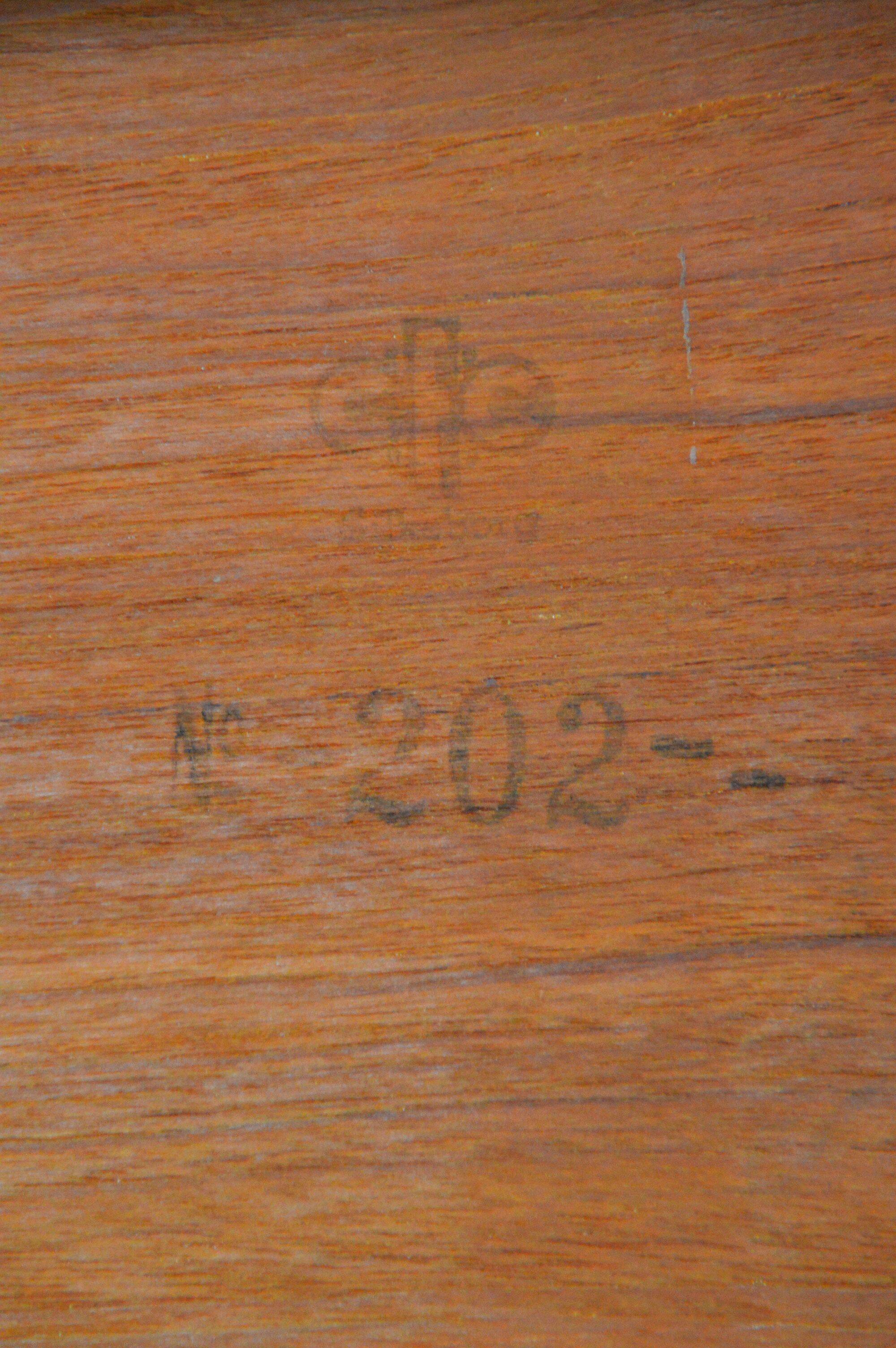 Danish nesting tables designed by Johannes Andersen for Silkeborg, 1960s