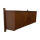 Vintage wall cabinet compact wall system 1960s teak veneer