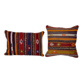 Set of 2 vintage Turkish cushion covers 41x61 cm
