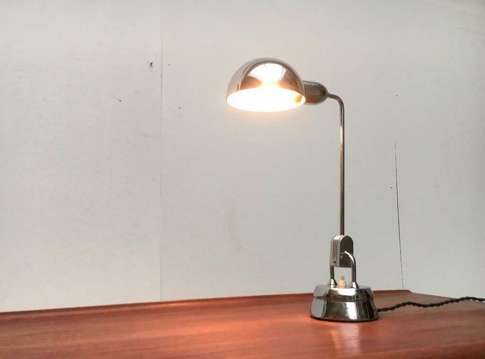 French table lamp type 600 from the mid-century by Charlotte Perriand for Jumo, 1960s.