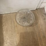 Crystal dish for pie or fruit