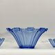 Art Deco Murano glass serving bowl set of 13. Italy 1930s