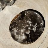Dish in petrified wood