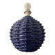 Vintage enameled ceramic lamp base from the 70s
