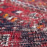 Antique Persian Shiraz handmade distressed rug 93 x 126 cm 1900s