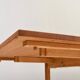 Scandinavian drop leaf dining table in oak, 1970s