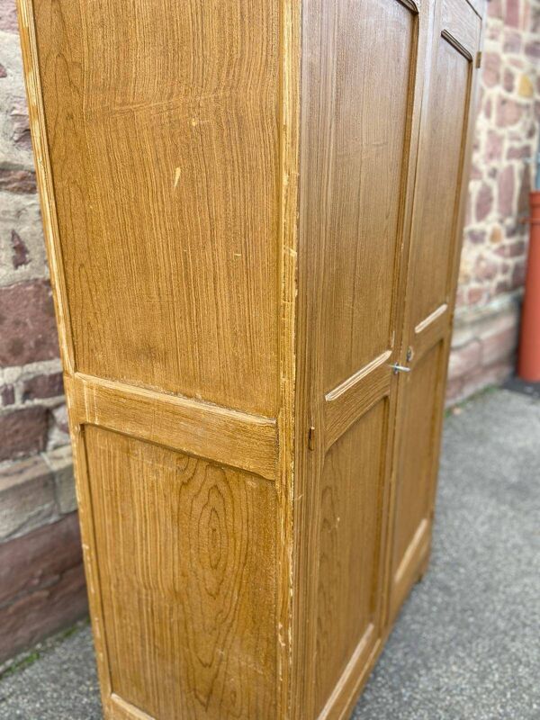 Armoire Parisienne Placard vestiaire atelier bois Mid-century vintage scandinave 1950