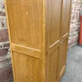 Parisian wardrobe Closet cloakroom wooden workshop Mid-century vintage Scandinavian 1950