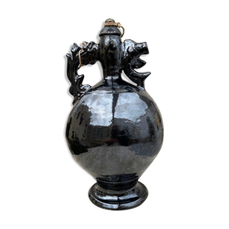 Antique Iridescent Wine Decanter